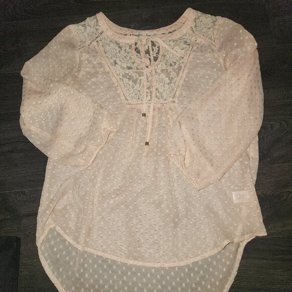 Vintage inspired sheer tunic - size medium - Picture 3 of 3